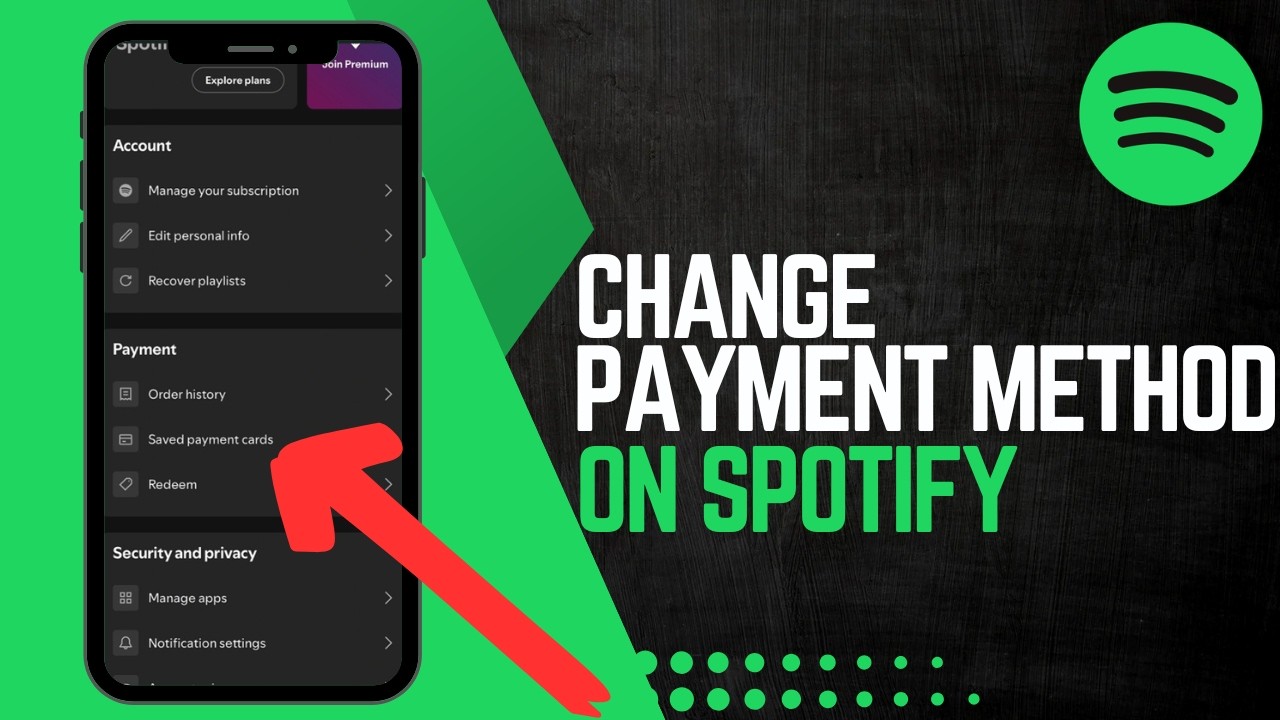 How To Change Payment Method On Spotify