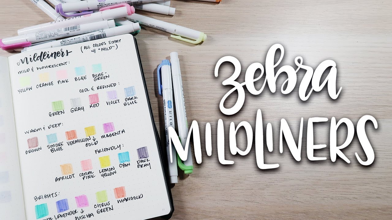 Zebra Mildliners