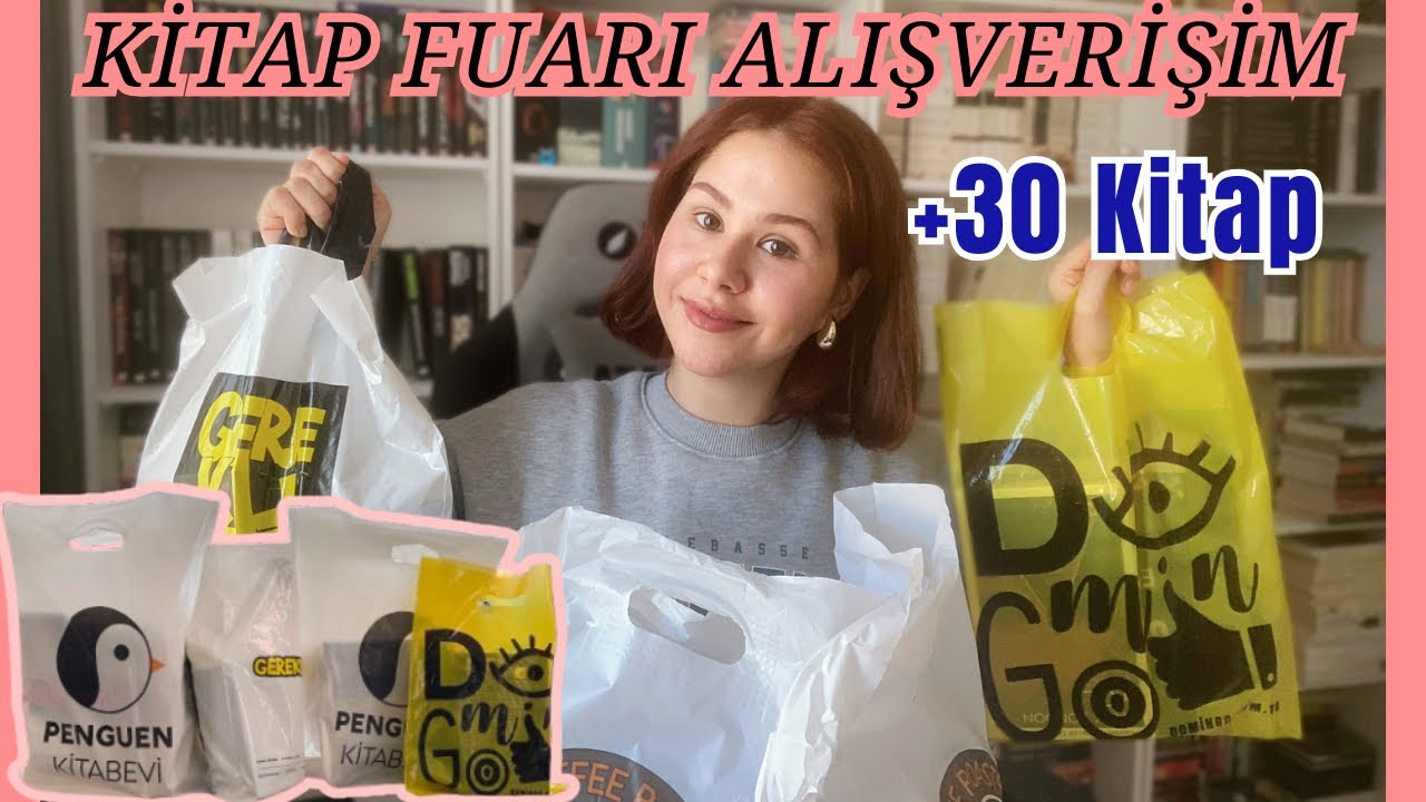 KİTAP FUARI ALIŞVERİŞİM +30 KİTAP!!! 📚