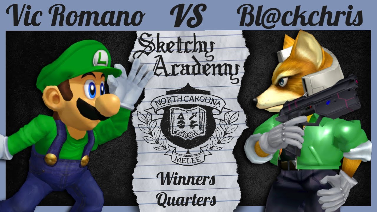 Vic Romano (Luigi) vs. Bl@ckchris (Fox) - Top 8 Qualifier - Sketchy Academy XVII