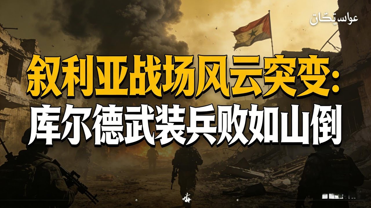 叙利亚战场风云突变：库尔德武装兵败如山倒