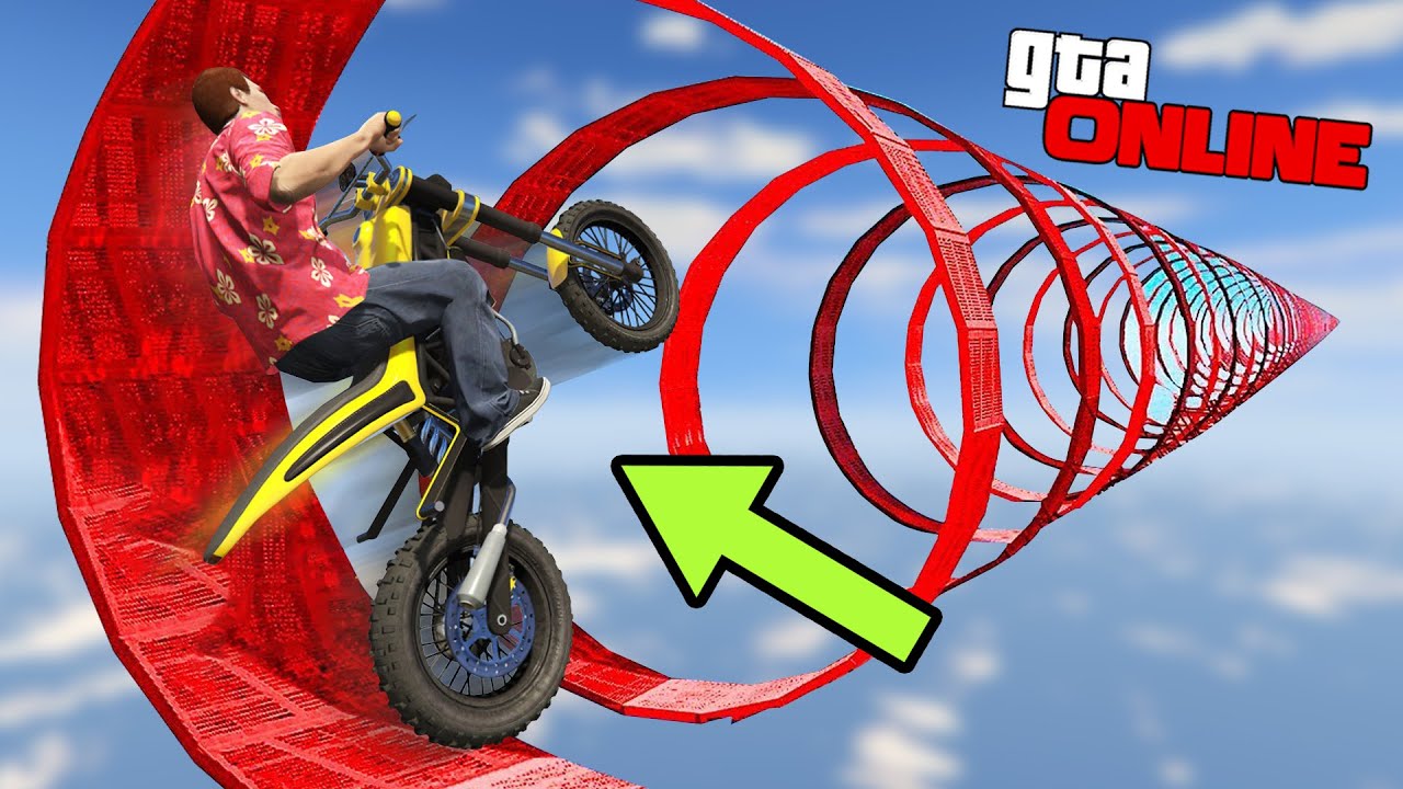 ขี่มอเตอร์ไซค์คันเก่าเขาไม่แล(ด่านจิตวิทยา?) (GTA 5 Online)