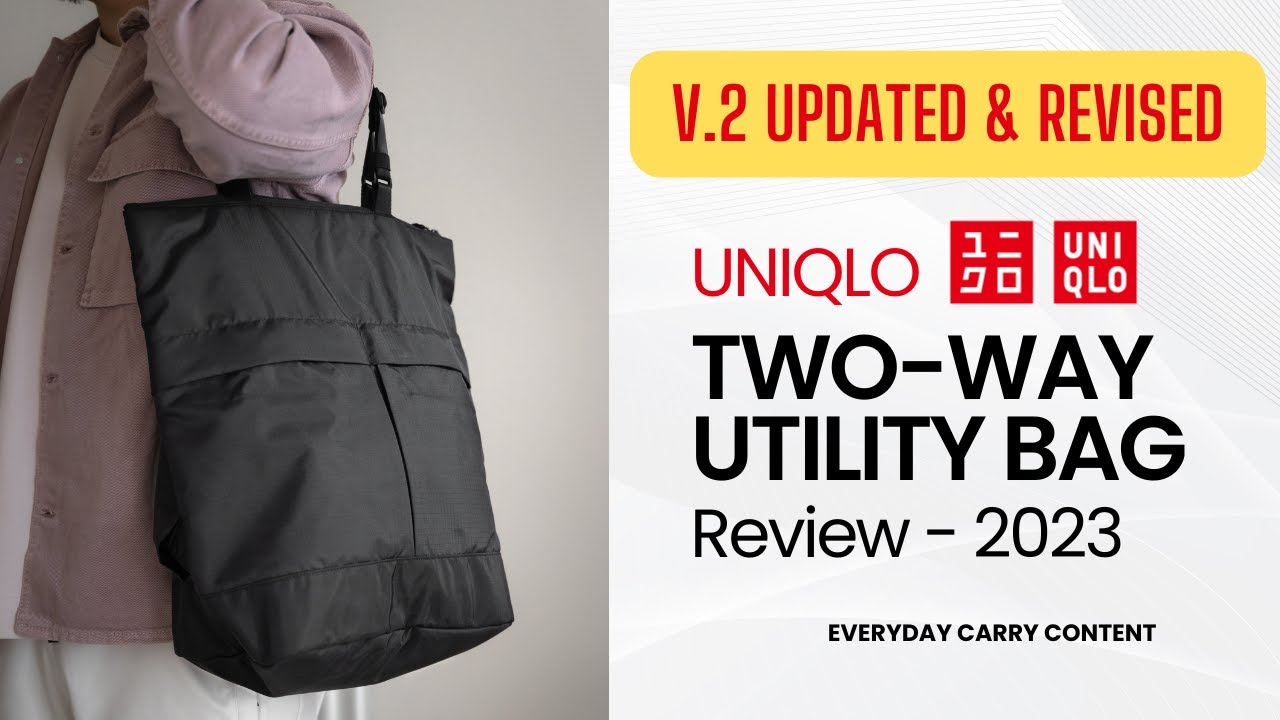 Новая и обновленная версия 2 // Двусторонняя сумка Uniqlo 2 // Осень 2023 // Посмотрите перед пок...