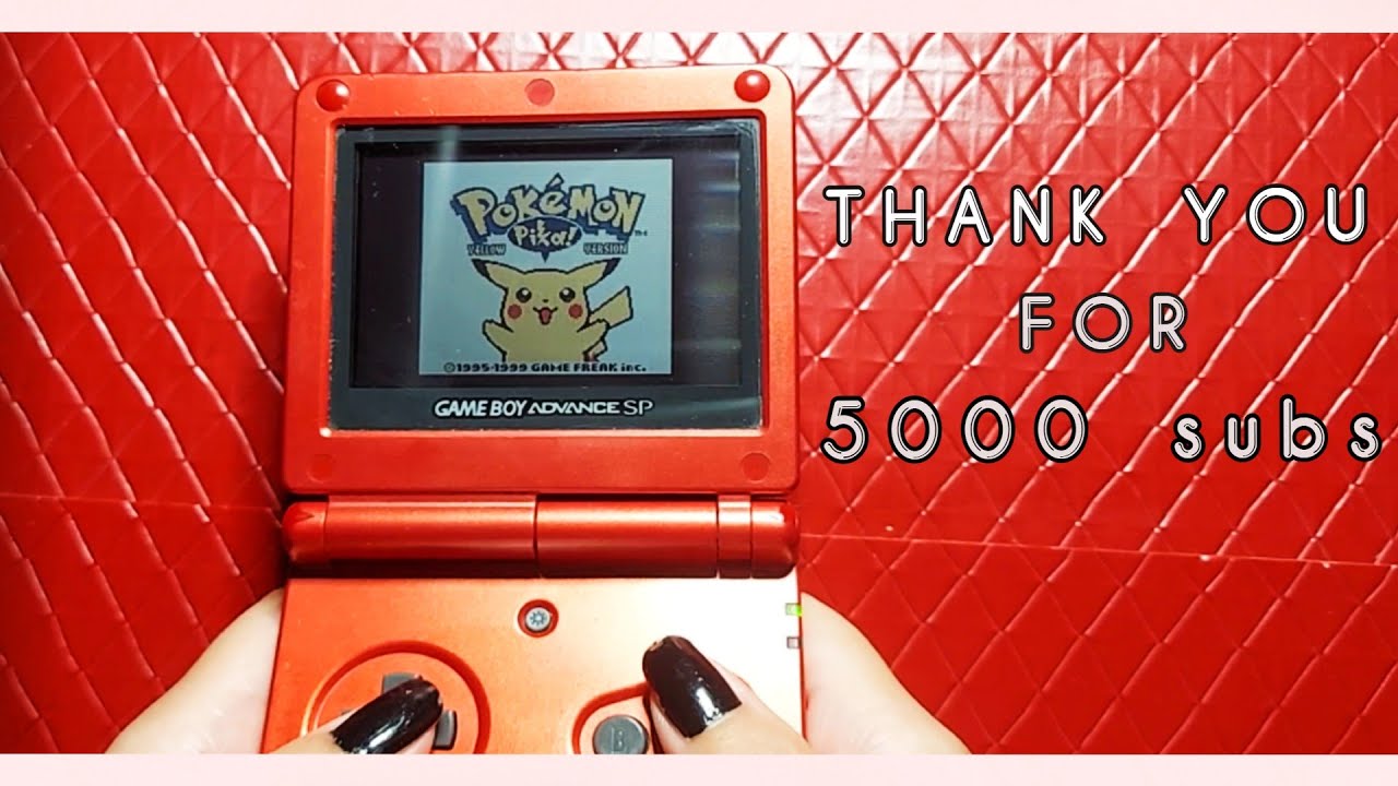 Pokemon Yellow ASMR Gameplay 💛 5000 Subs Special [Whispered]