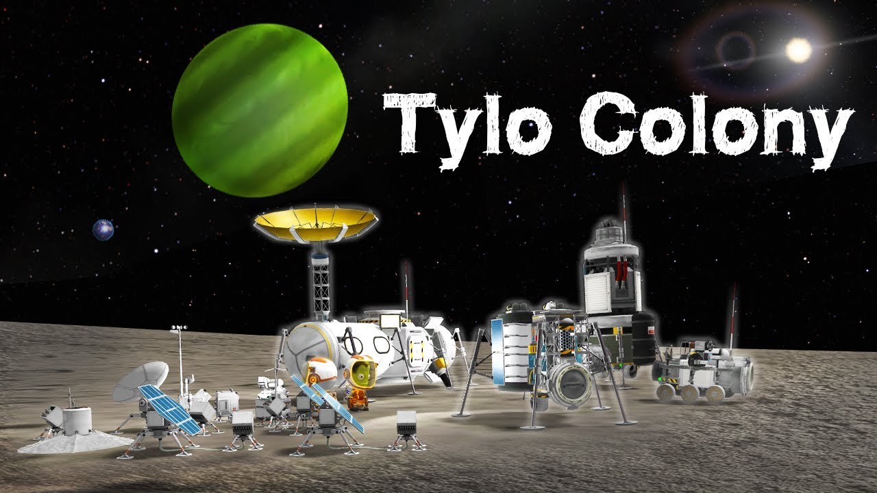 Building a base on Tylo...the hardest place to colonise!  - KSP