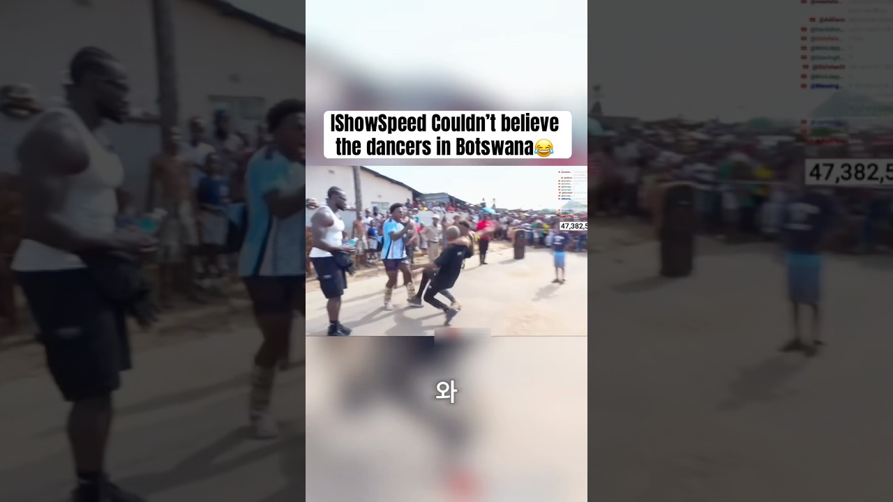 IShowSpeed Couldn’t believe the dancers in Botswana 