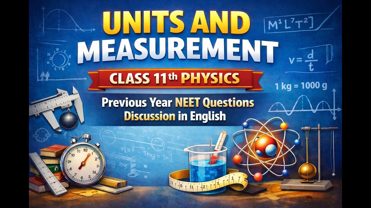 UNIT AND MEASURMENTS PART 1  NEET PYQ