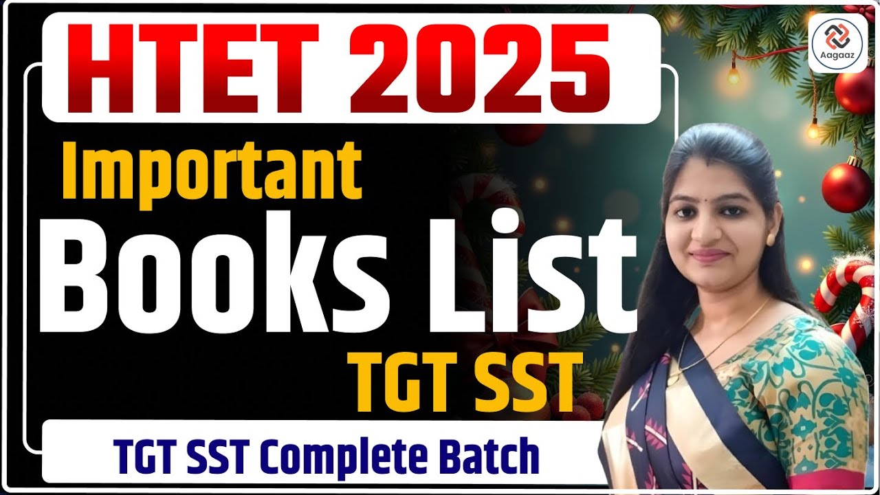 HTET TGT SST Exam 2025 📚 | All Important Books in One Video | Best Booklist for Social Studies