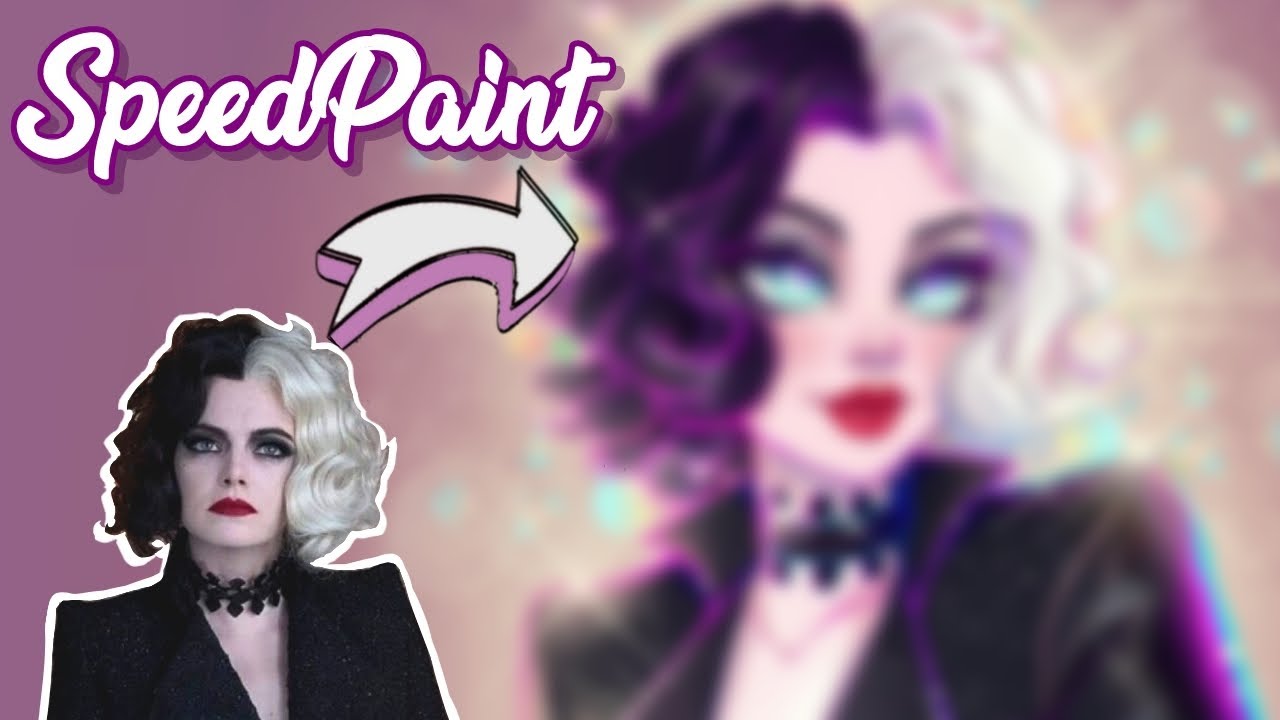 [SPEEDPAINT] Fan art de Cruella 🖤