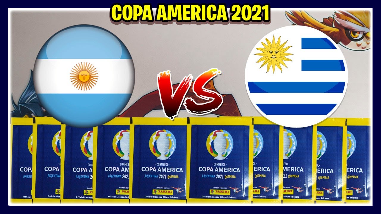 ARGENTINA vs URUGUAY - Simulaci&oacute;n COPA AMERICA 2021 (Copa America 2021 Panini)