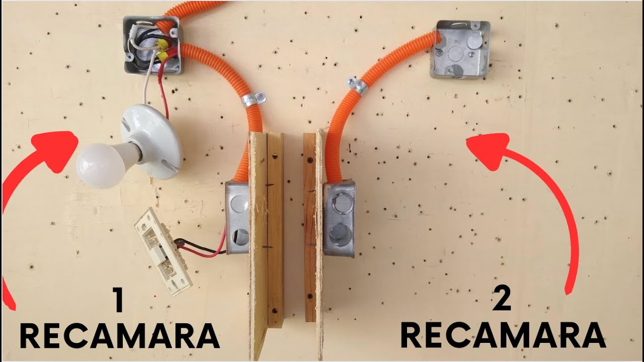 Cómo SACAR TOMA de UN APAGADOR hacia OTRO APAGADOR - Tutorial