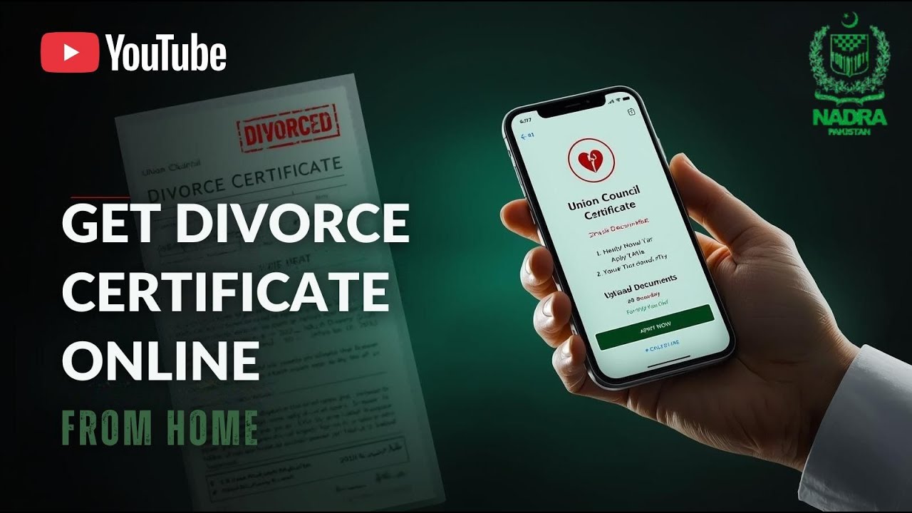 Apply Divorce Certificate Online from Home | Pak ID NADRA Union Council Guide 2026