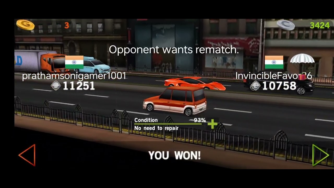Dr.driving online match back to back #carracinggame 