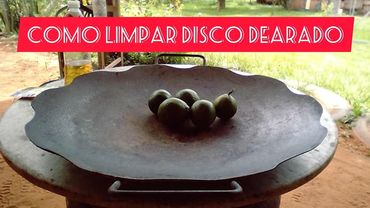 Como limpar disco de arado