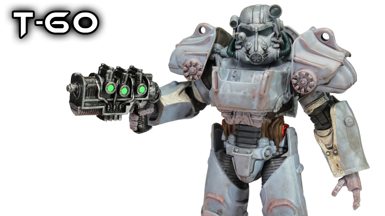 McFarlane Toys T-60 Deluxe Elite Edition Fallout 76 Action Figure Review