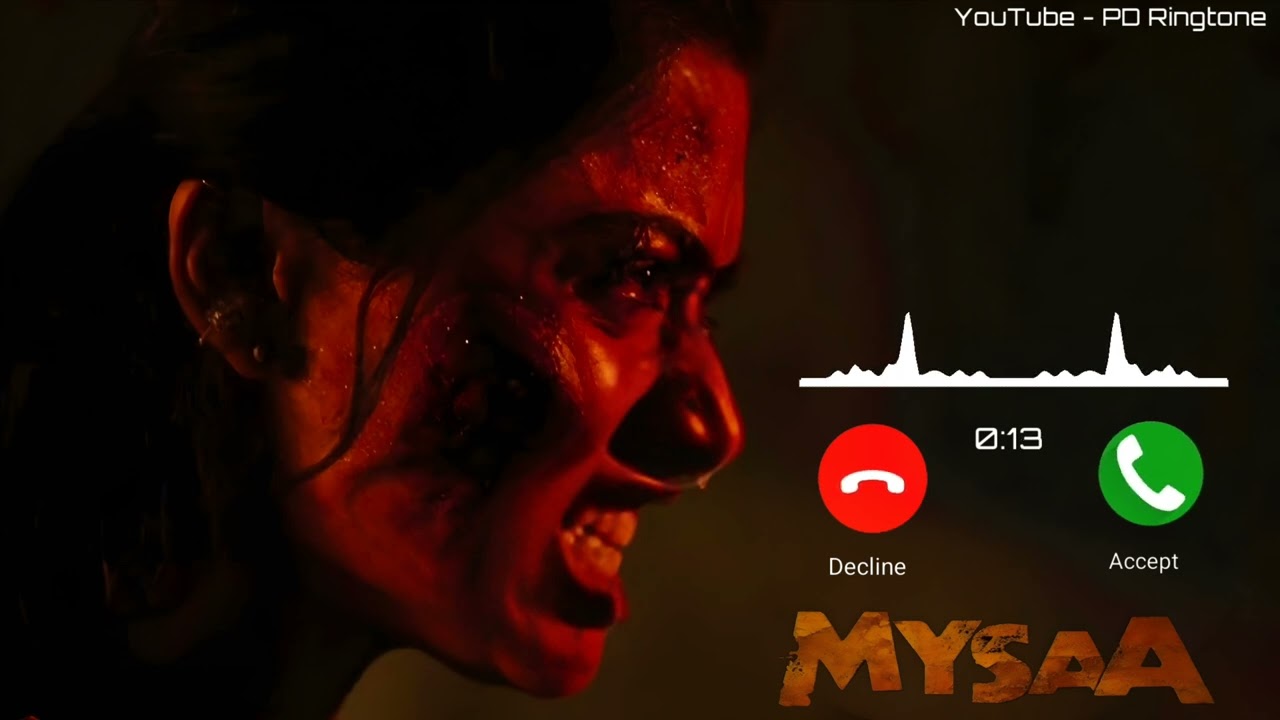 MYSAA First Glimpse BGM Ringtone | Rashmika Mandanna | Jakes Bejoy | New Telugu Ringtones 2025