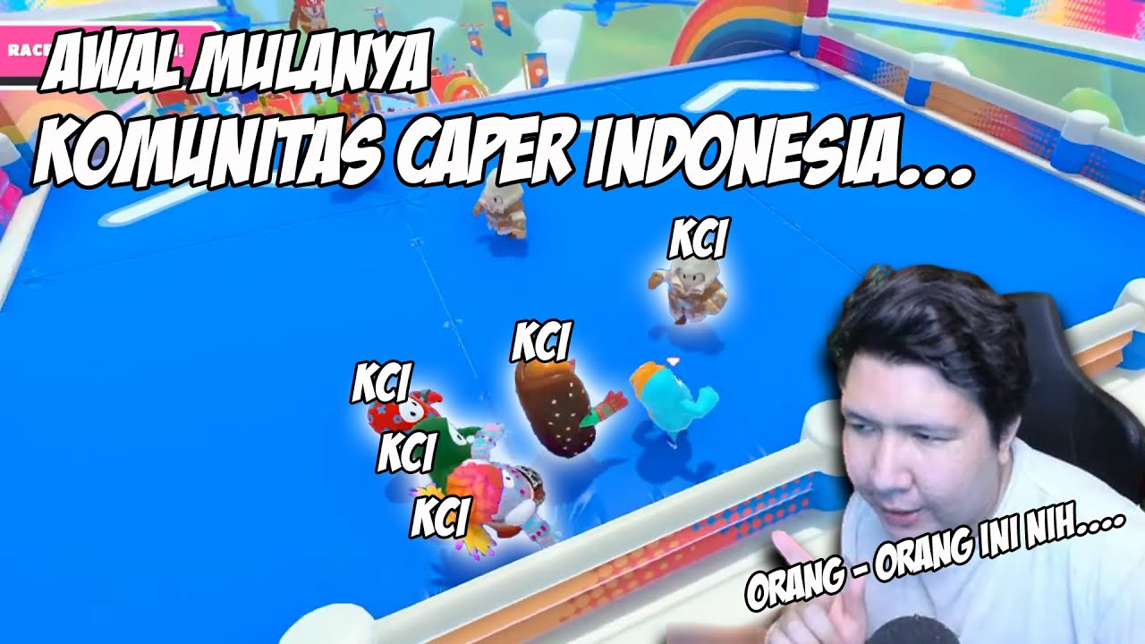 MOMEN WINDAH BASUDARA DIRUSUHIN DAN AWAL MULANYA BOCIL KCI - FALL GUYS