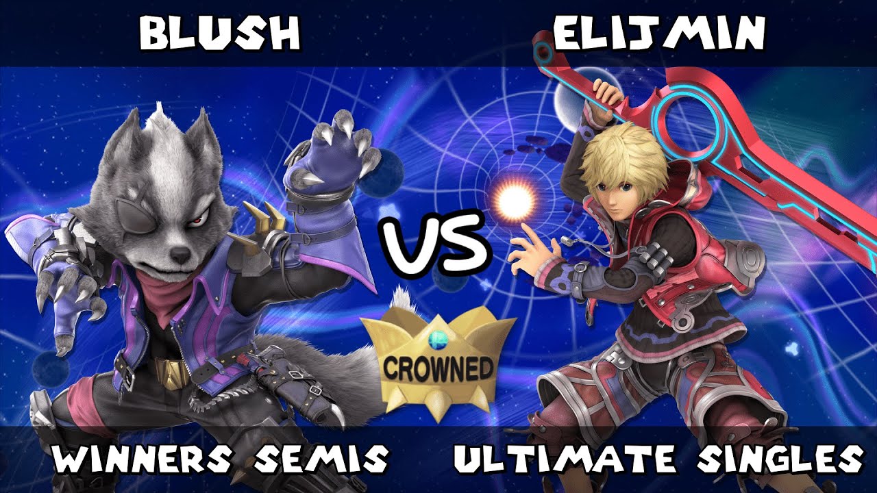 CROWNED # 16 | Blush (Wolf) vs elijmin (Shulk) | Winners Semis | SSBU Smash Ultimate