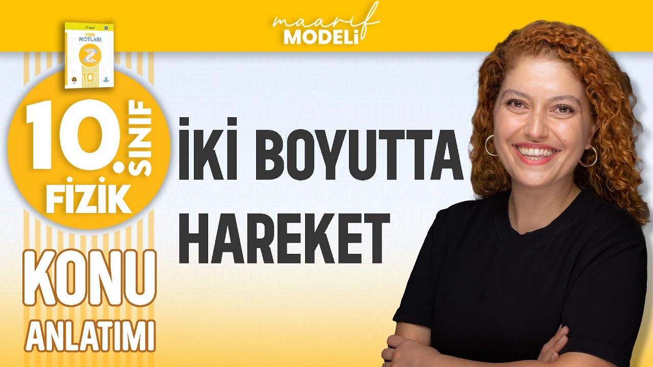 İki boyutta Hareket Ön Hazırlık - vektörlerde bileşenlerine ayırma | 10.sınıf fizik maarif model 