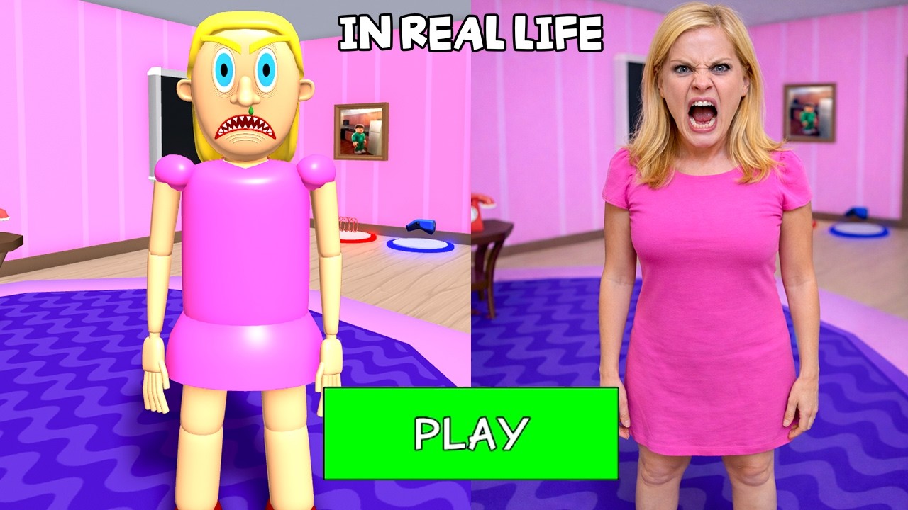 EASCAPE FROM EVIL MOM IN REAL LIFE! OBBY Full Gameplay Roblox