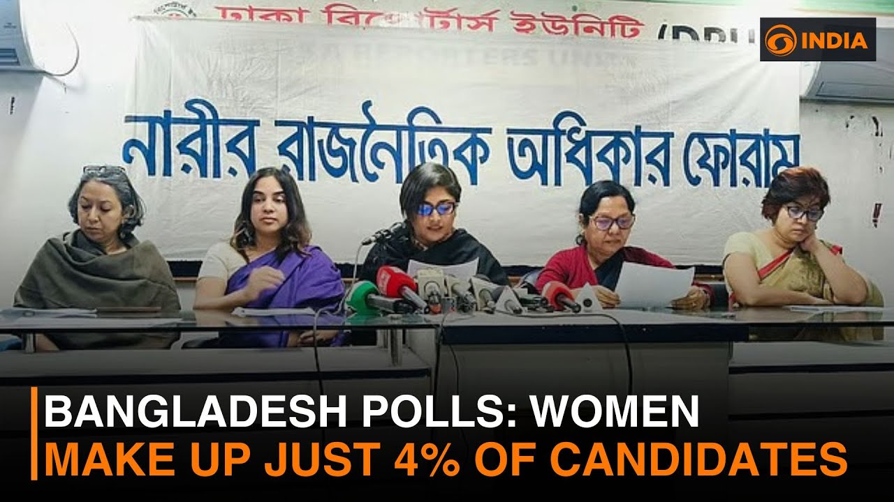 Bangladesh polls: Women make up just 4% of candidates