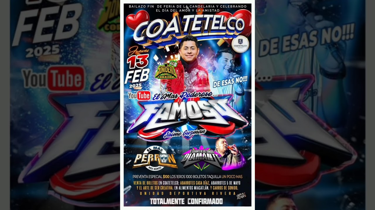 SONIDO FAMOSO EN COATETELCO,MORELOS JUEVES 13 FEBRERO 2025 CD.COMPLETO VOL.1