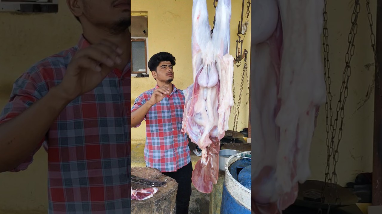 Mutton 2.2kg full front leg piece #mdmuttonshop #goatmeatcutting #mutton#cuttingskills#mdmeatcutting