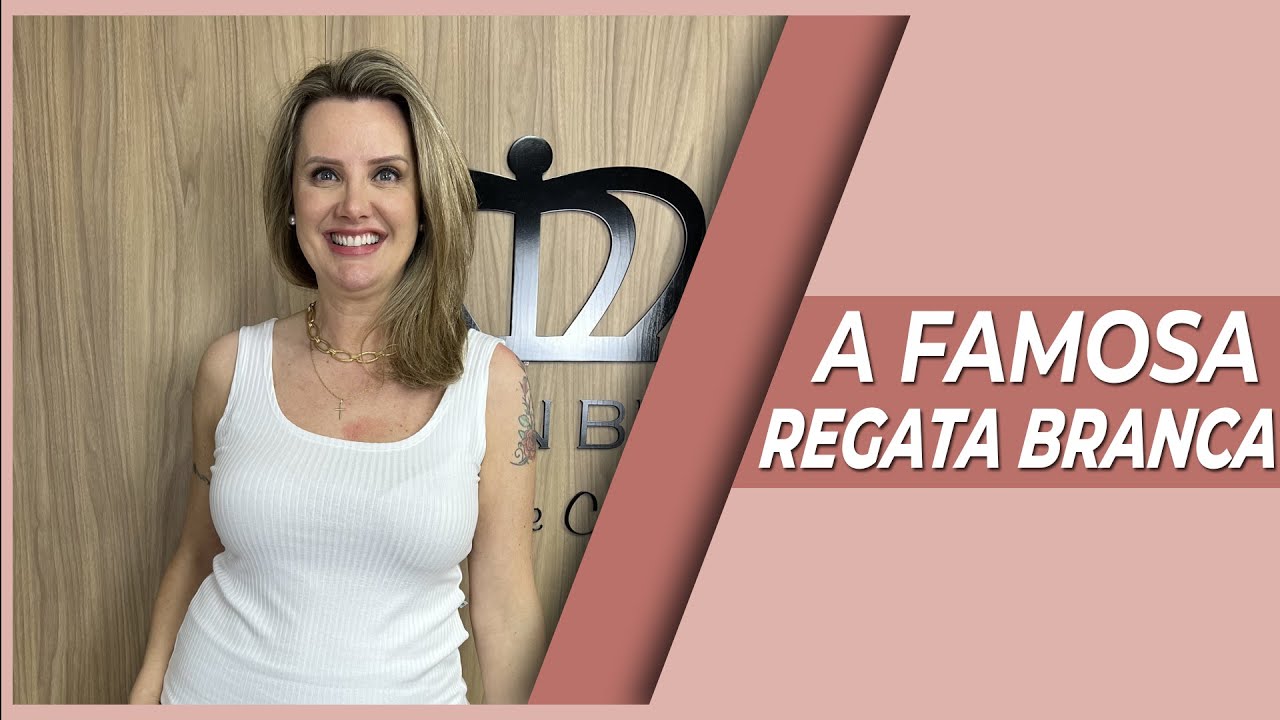 Regata Branca Feminina | Moda 2022