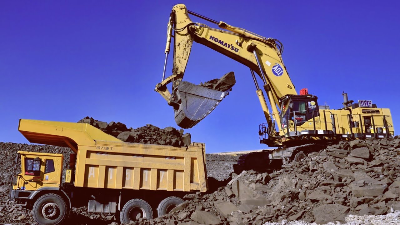 Giant Earthmovers at Work： An Epic 4 Hour Coal Mining Documentary