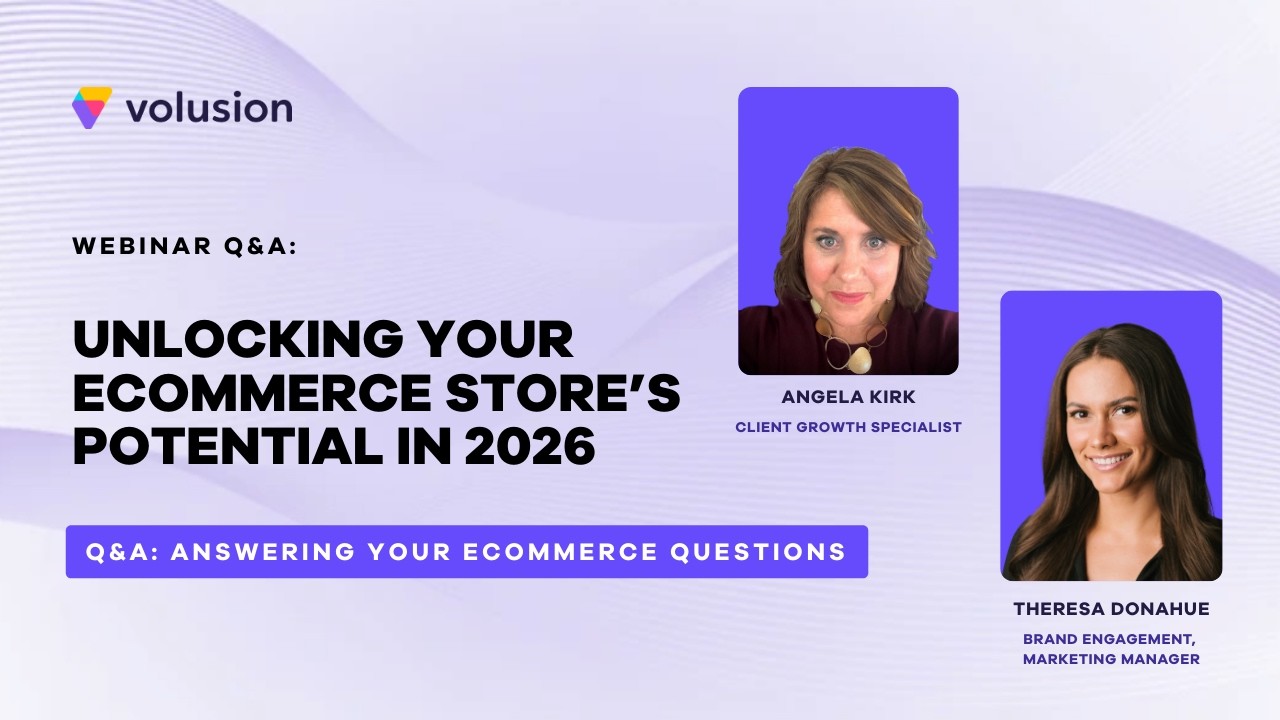 Unlocking Your Ecommerce Store's Potential in 2026 | Ecommerce Webinar