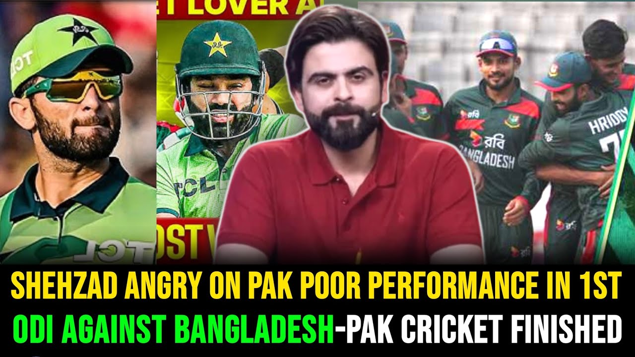Shehzad Angry😡On Pak Poor Performance in 1st ODI v Bangladesh | Pakistan Cricket Finished😱| Asif |