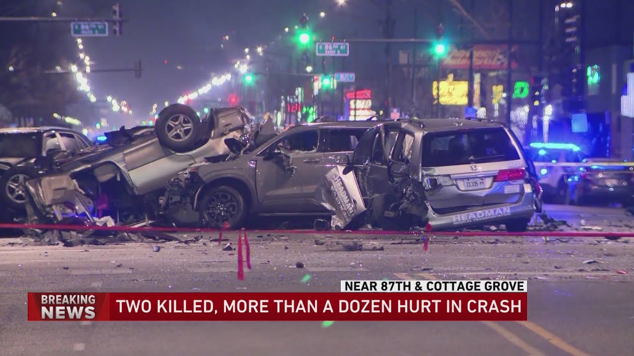 2 killed, several injured in multi-car crash on Chicago's South Side