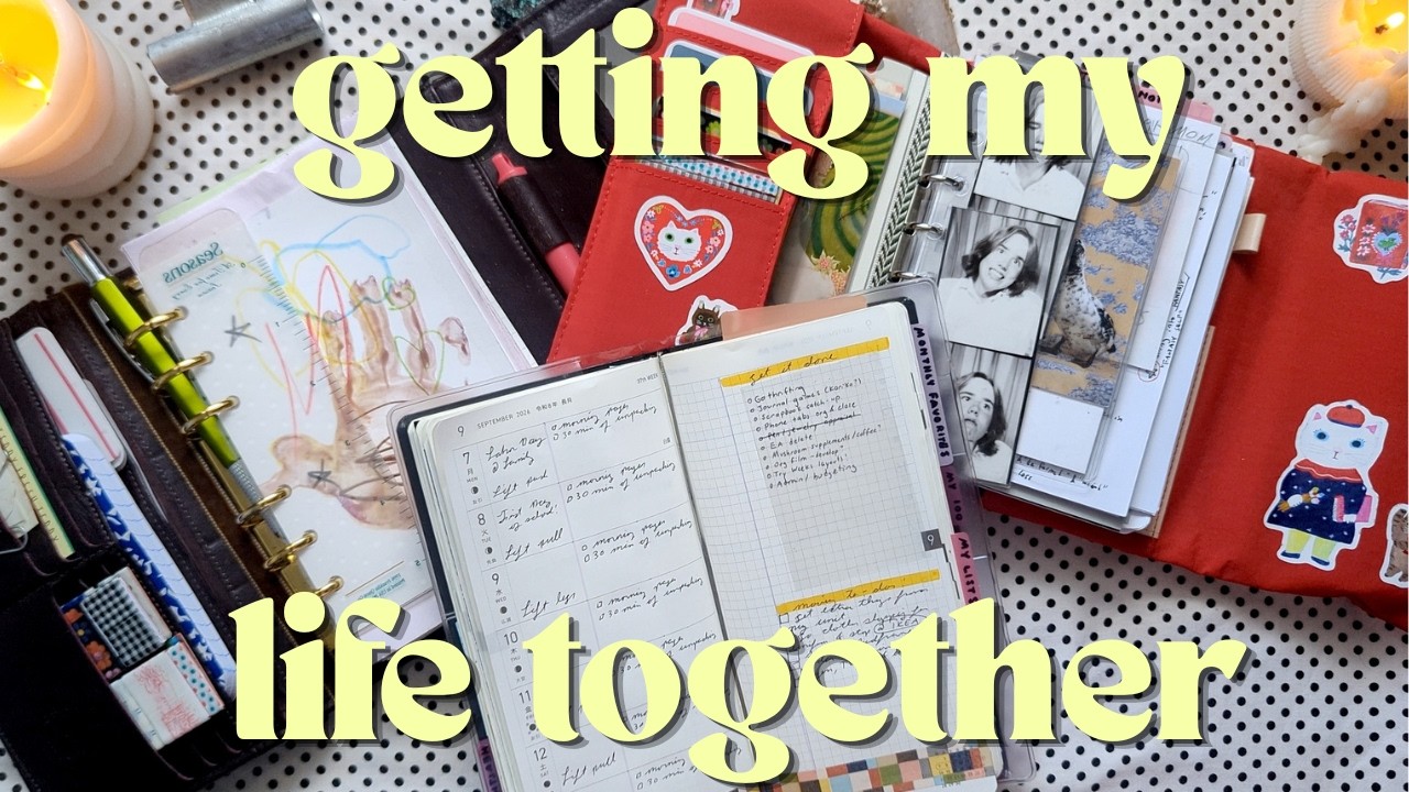 plan with me 📝✨ hobonichi weeks, art planner & my new teacher setup! 🍎