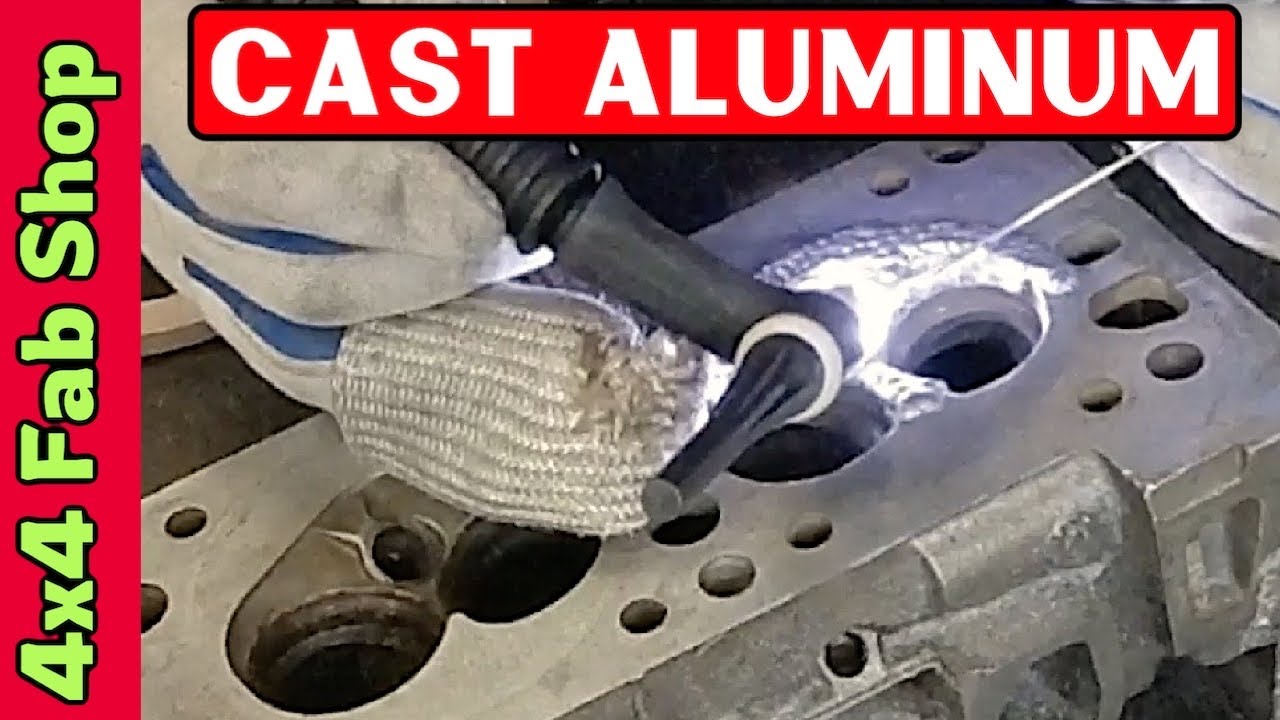 TIG WELDING CAST ALUMINUM. HEAD WELDUP REPAIR.