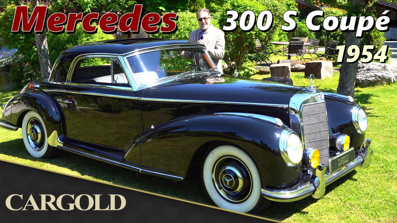 Mercedes 300 S Coupé, 1954, mit ganz seltenem original Schiebedach und illustrer Historie