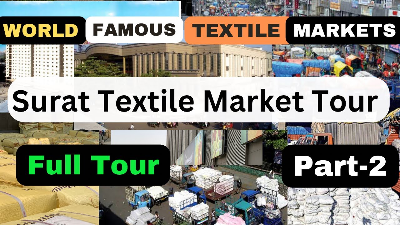 💥Surat Textile Market Tour💥 | Famous Markets of Surat | #Surat