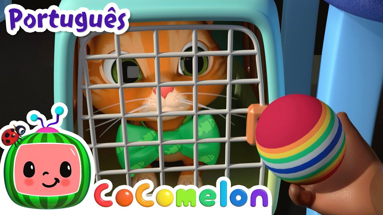 As rodas do &ocirc;nibus do gatinho 🐈🚌  M&uacute;sicas Infantis e Desenhos Animados em Portugu&ecirc;s | CoComelon!