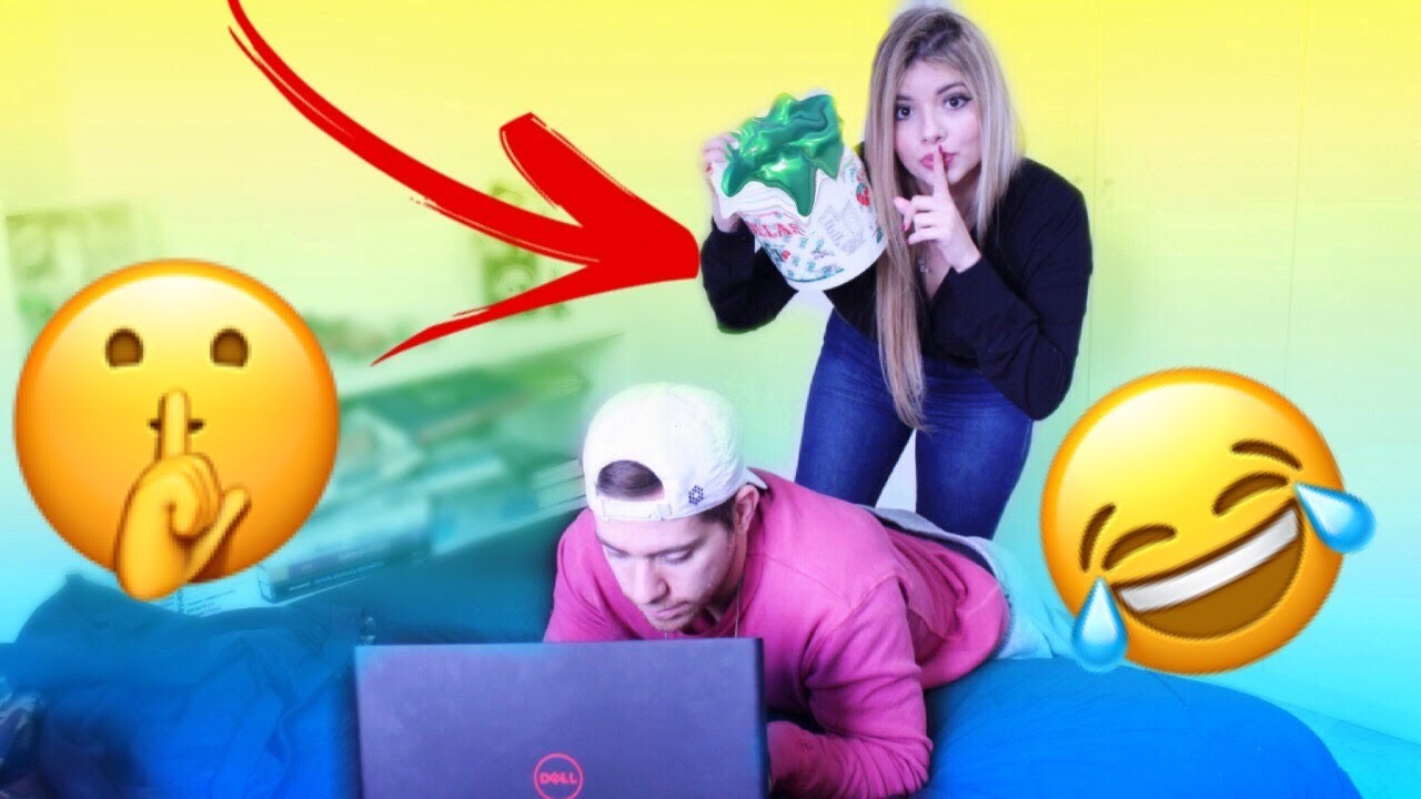 JOGUEI SLIME NO MEU NAMORADO!!! TROLLAGEM | Michelle Almendra