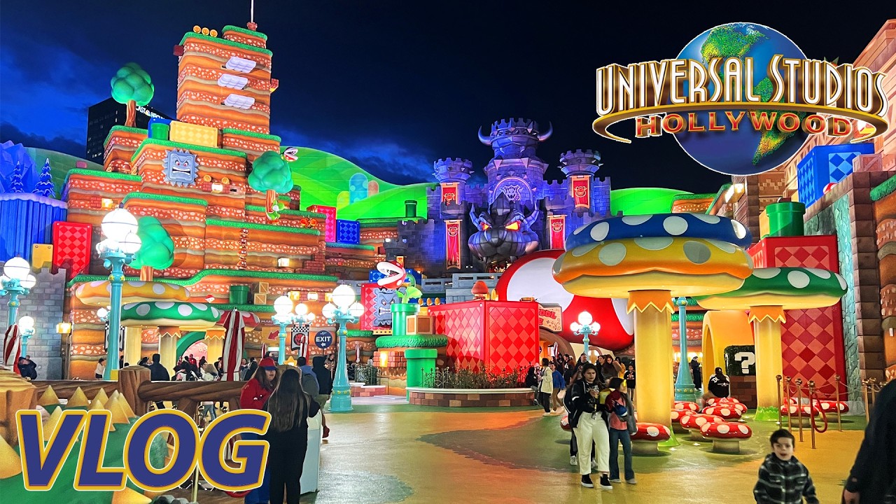 Best Birthday EVER doing Nintendo World at Universal Studios Hollywood | VLOG | February 8th, 2024