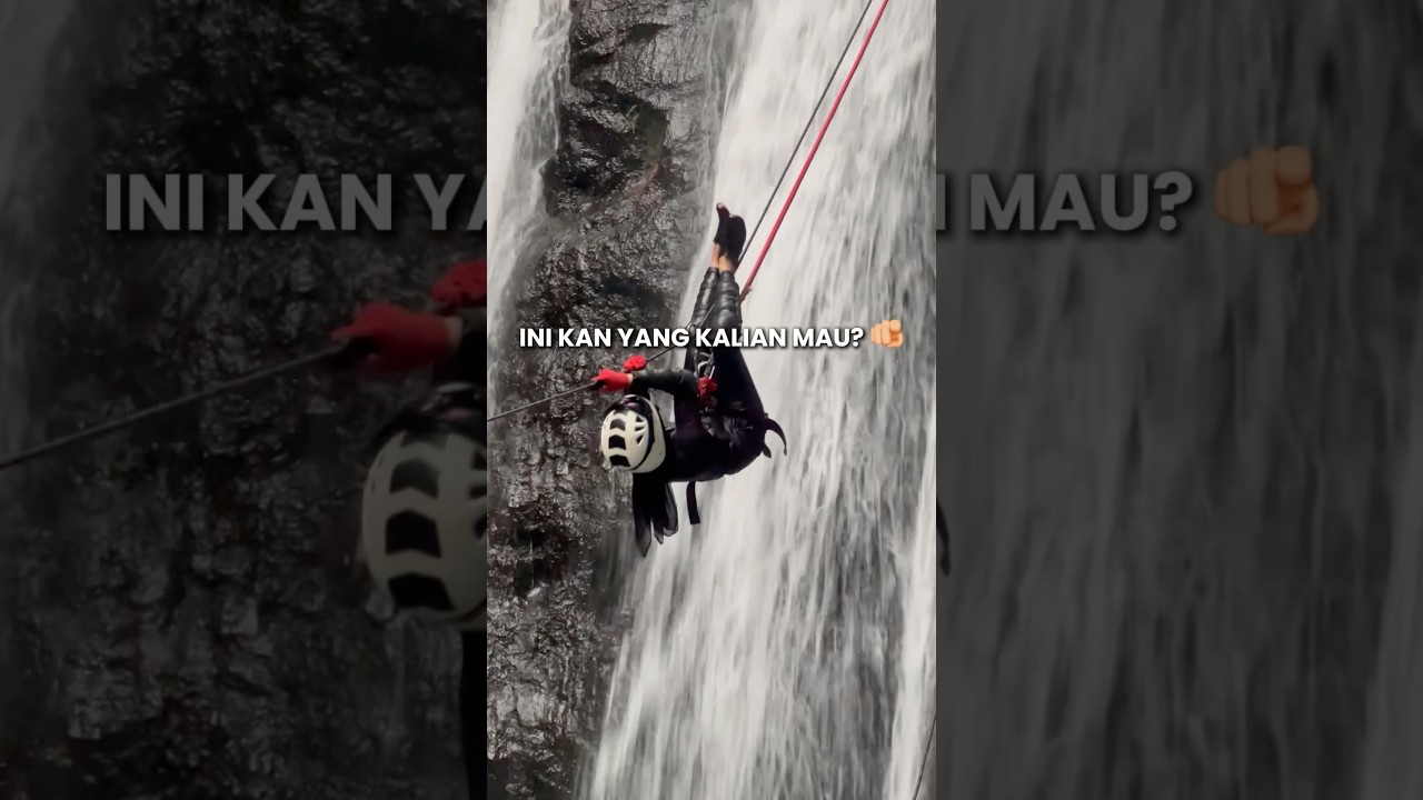 Canyoneering backflip di Curug Tebing Bogor, join tripnya di Explorer.id setiap weekend