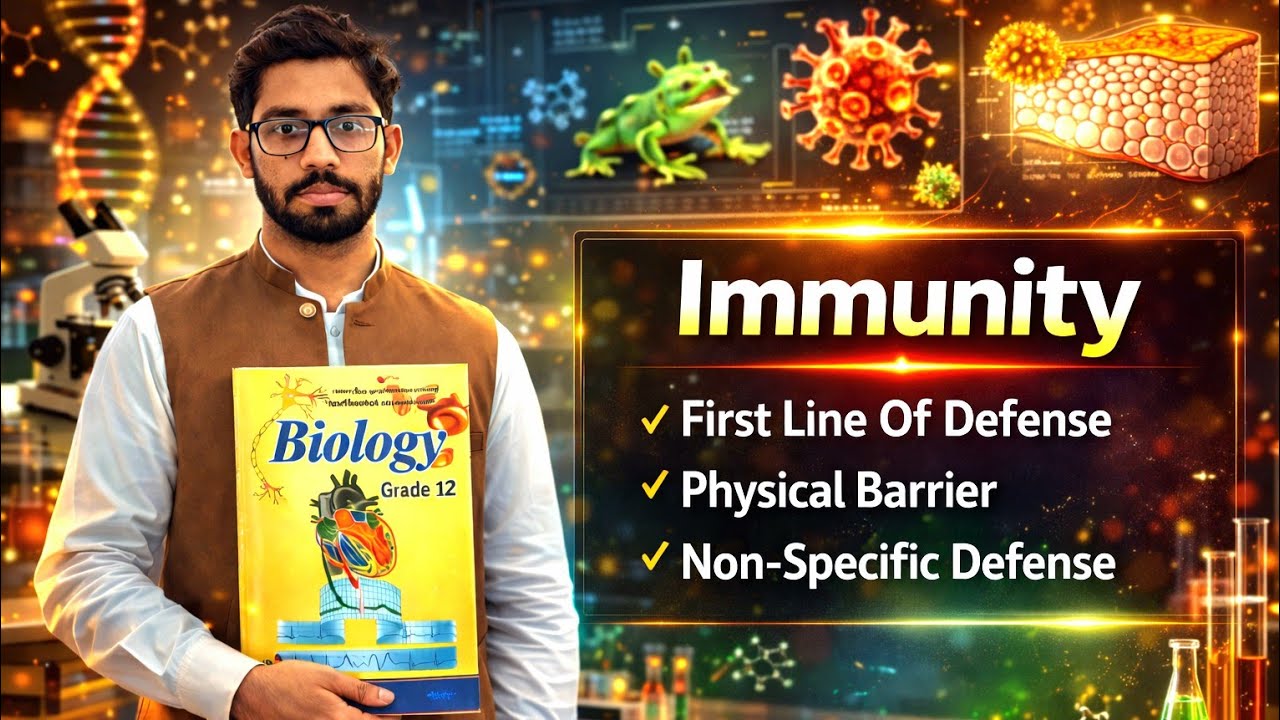 Immunity | First Line of Defence | Physical Barrier | Non-Specific Defence | Class 12 New Biology