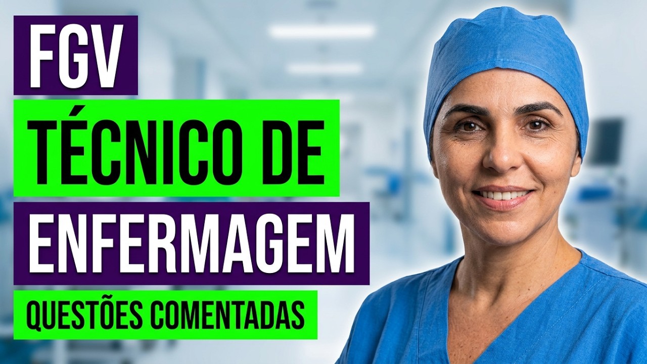 Questões Comentadas de Técnico de Enfermagem da Banca FGV