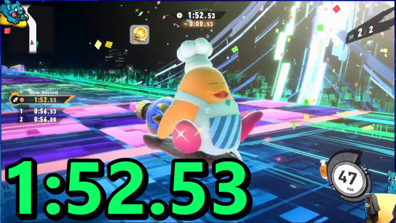 (WR) Kirby Air Riders - Cyberion Highway в масштабе 1:52.53
