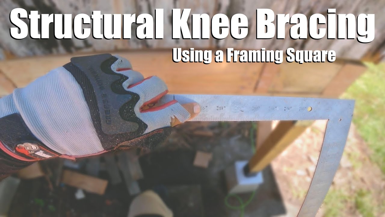 Framing Squares & Structural Knee Brace Supports - Carpentry Secrets Revealed!