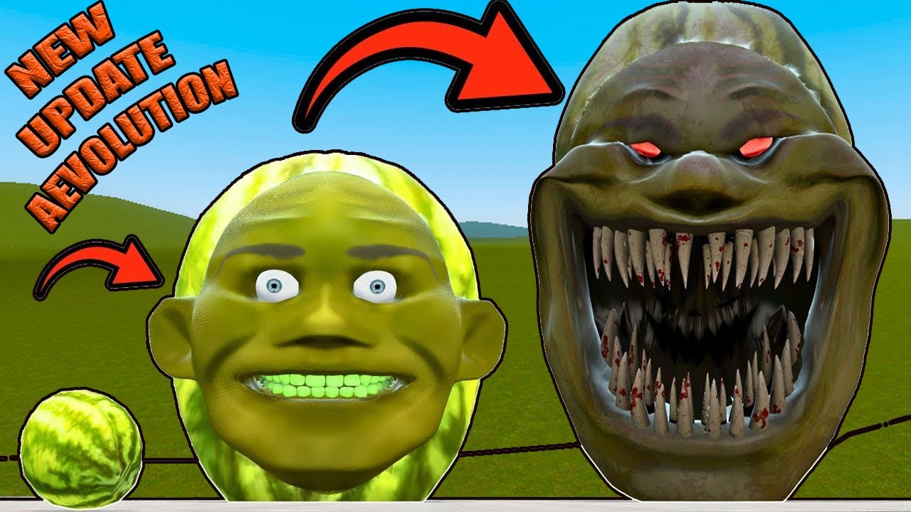 NEW UPDATE EVOLUTION OF CURSED LIN GANG MELON EATER In Garry's Mod!