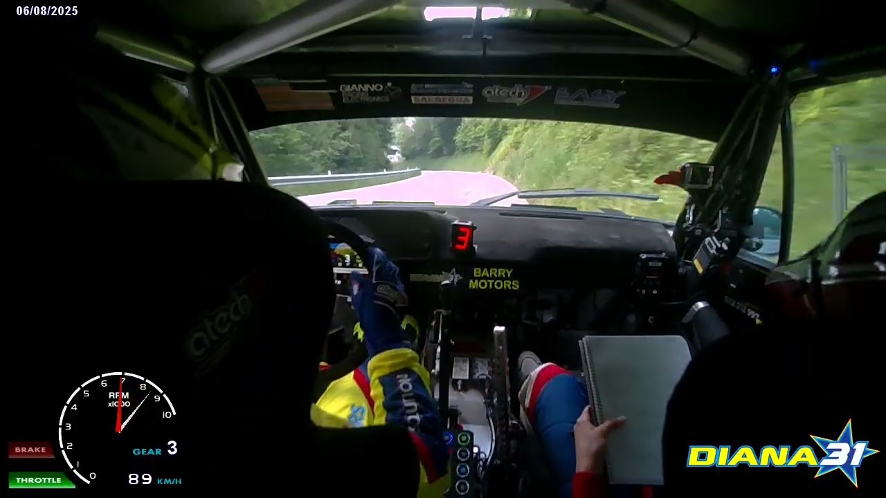 Trento - Bondone On-board completo Fiat 131 apripista