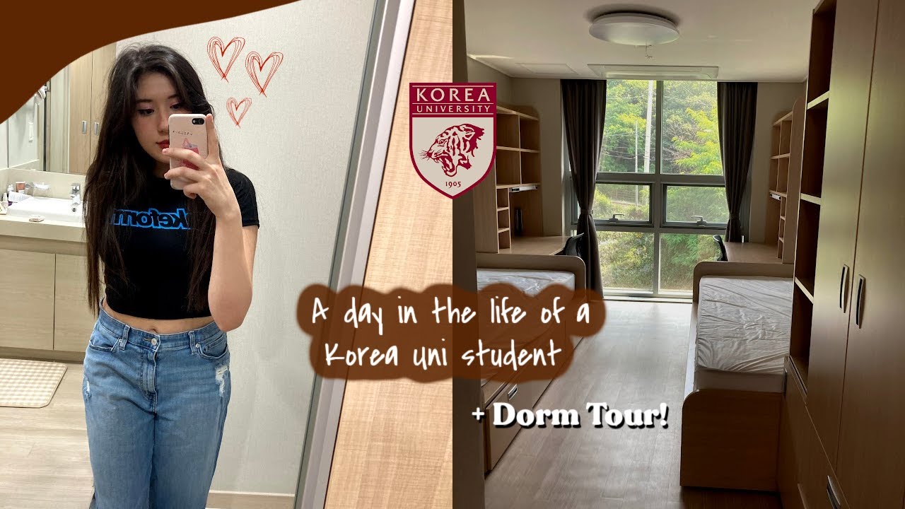 A Day in the Life of a Korea University Student🐯 + Dorm Tour