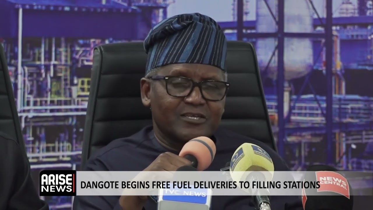 DANGOTE BEGINS FREE FUEL DELIVERIES TO FILLING STATIONS