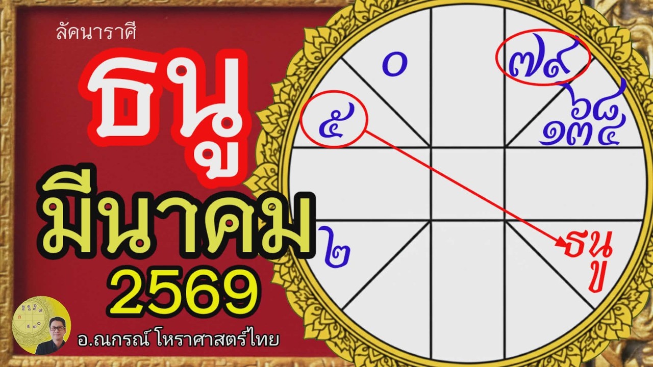 ลัคนาราศีธนู ดาวโชคลาภสุกสว่าง มีนาคม2569