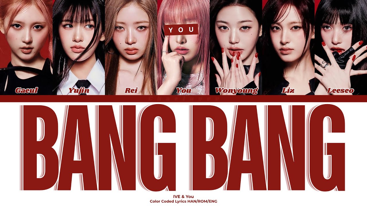 IVE - BANG BANG // You as a Member // KARAOKE // (7 Members Ver.) Color Coded Lyrics
